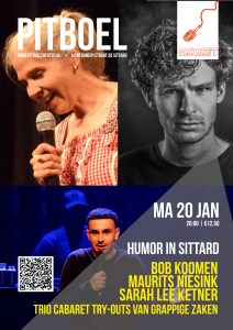 affiche, humor in sittard, 20 januari 2025